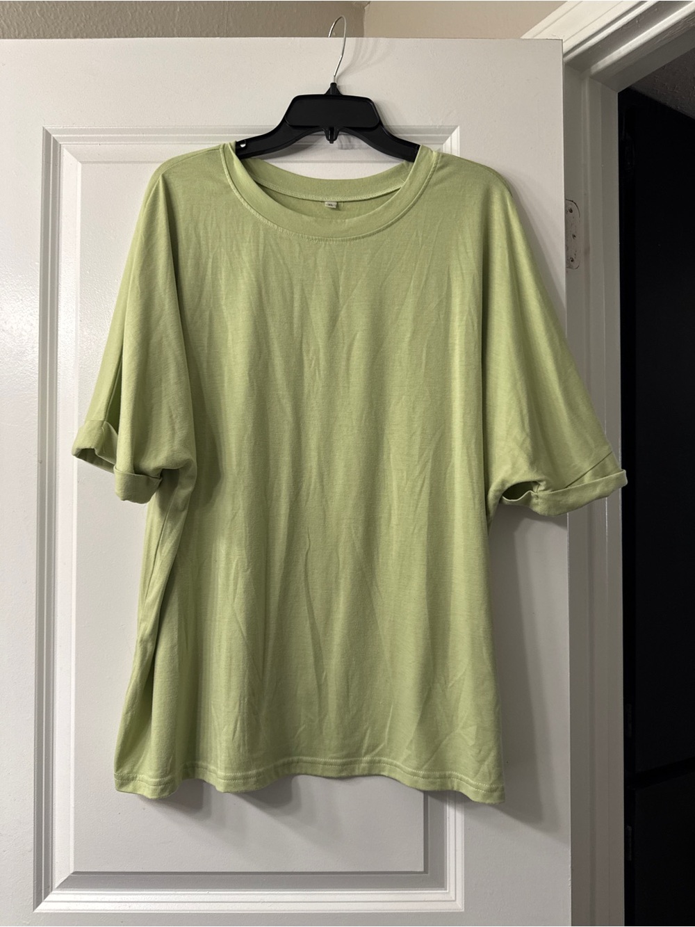 Amazon Light Green Women's Crew Neck T-Shirt